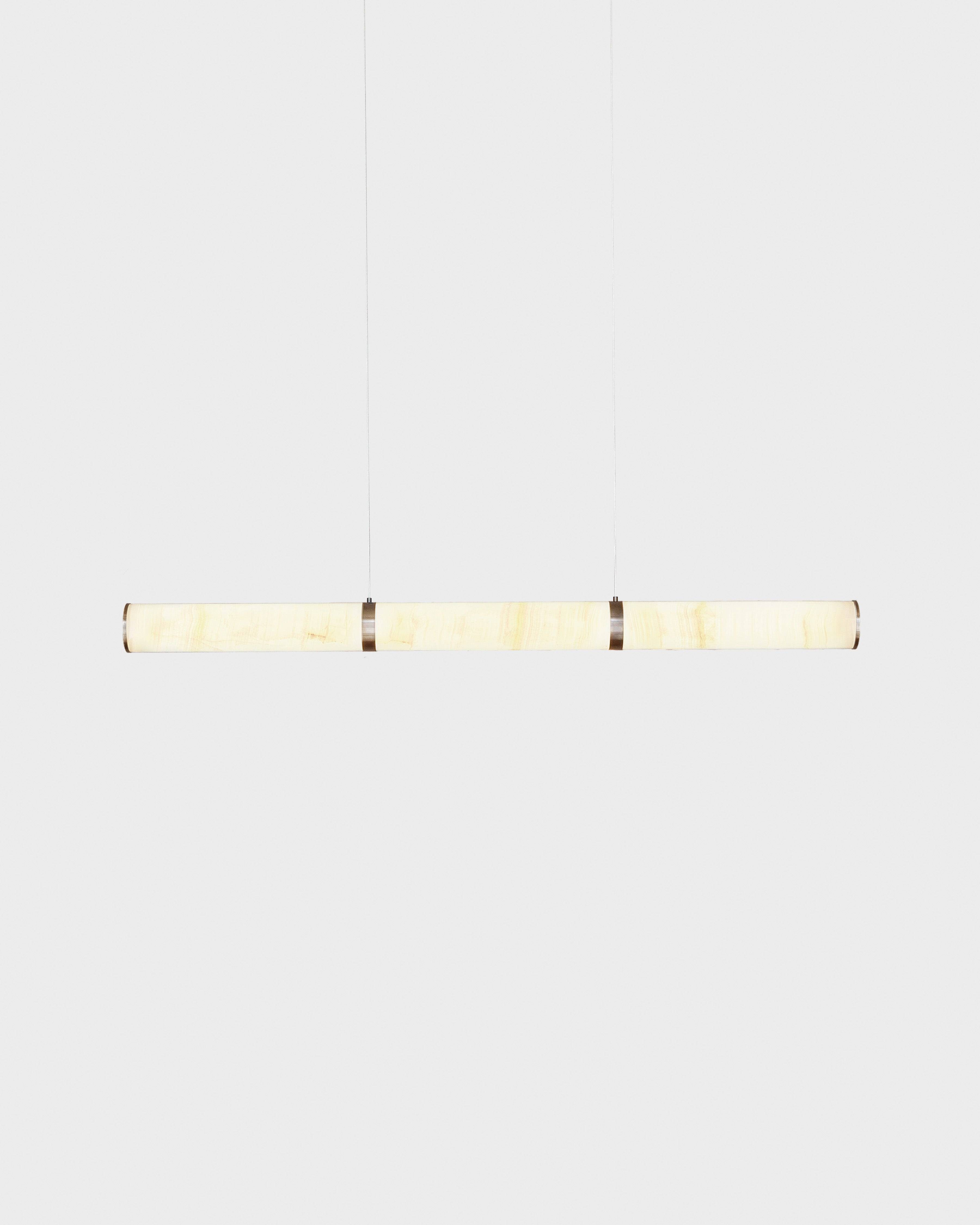 Pars Horizontal pendel fra Anour Browned Brass / White Onyx - Jacobsen Plus