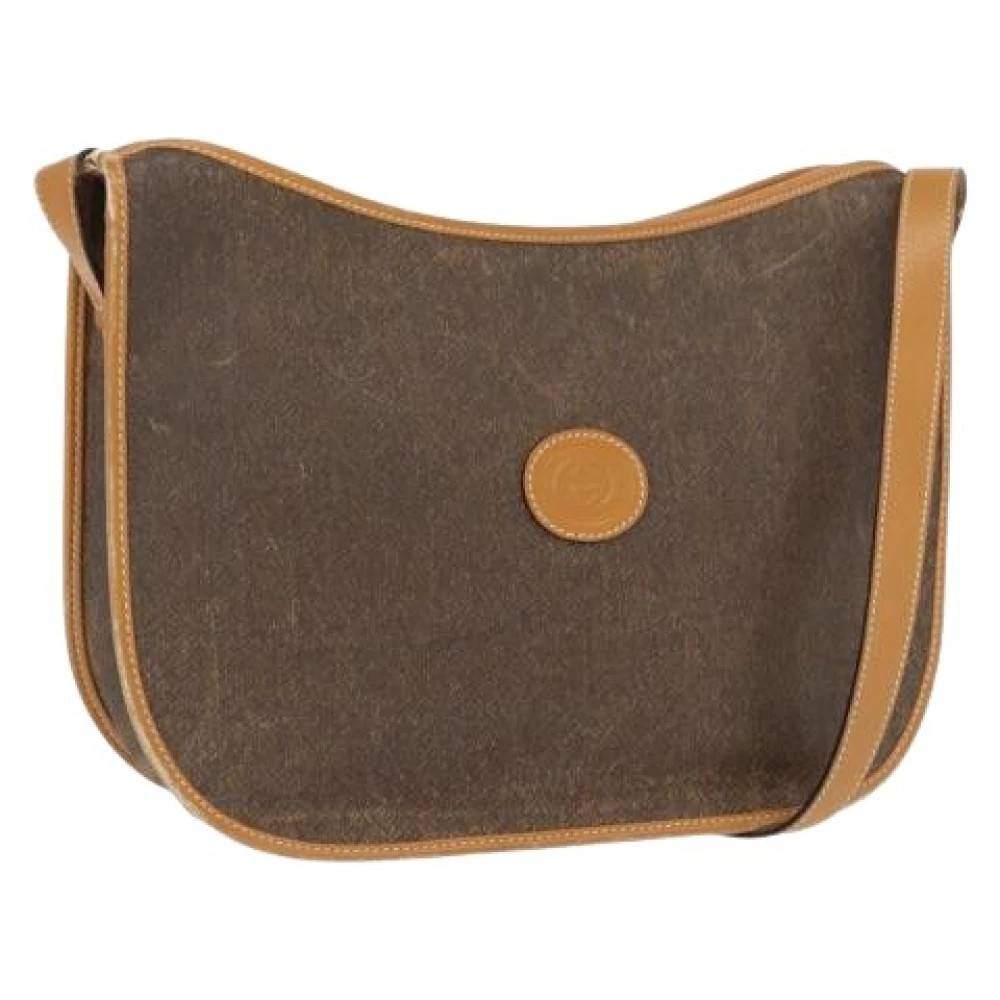 Gucci Vintage - Pre-owned Canvas Axelremsväska Vintage - Dam - ONE Size -