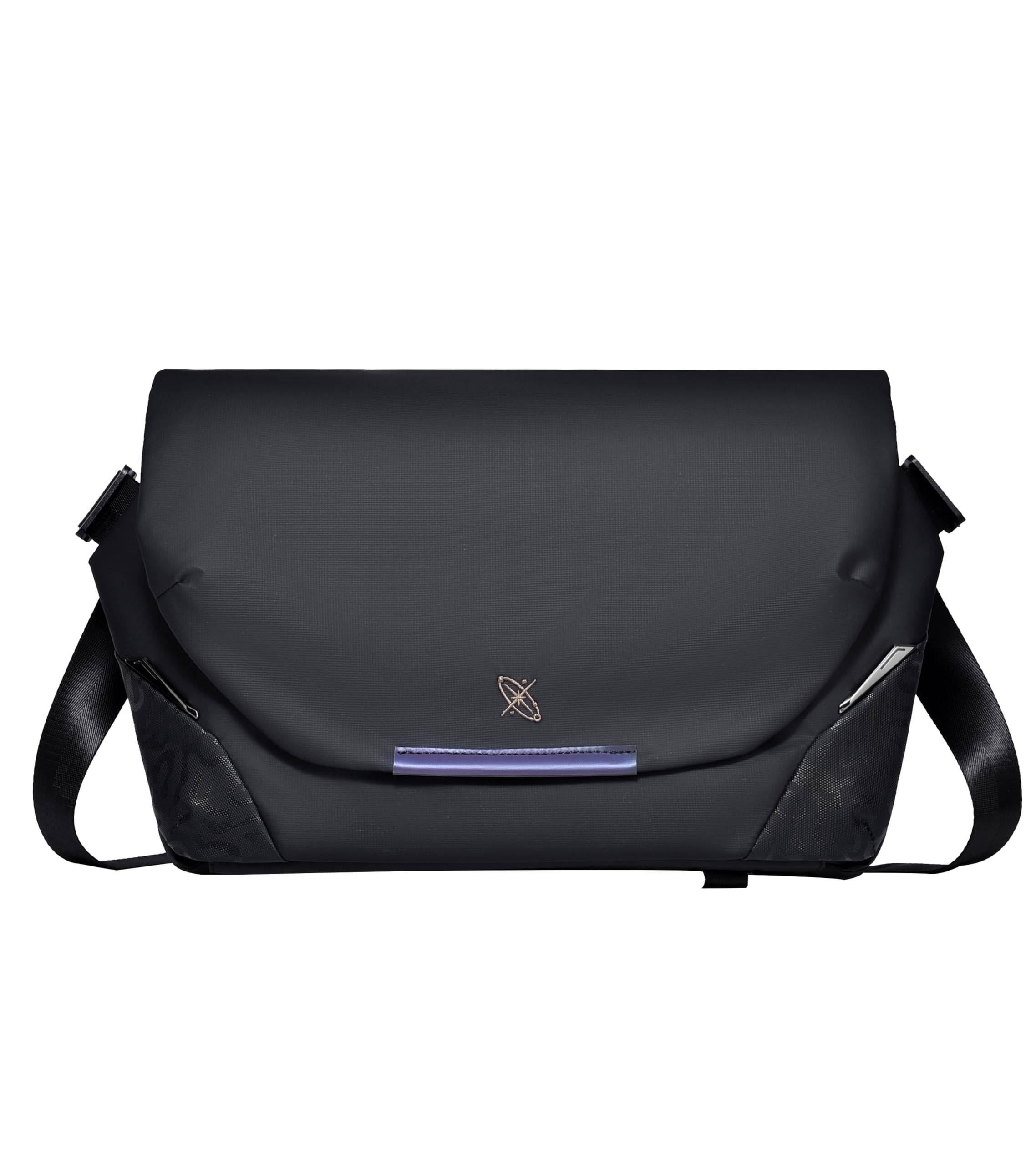 Messengerväska Axelväska Crossbody PC-axelväska 14 16 A4 Stor Hållbar [FSD.WG] Herrväska, Väska, Väska, Väska, (L tum, XL tum), Vattentät, Storlek, svart
