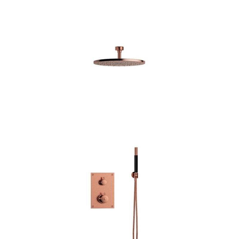 Takduschset Tapwell 7268 för Inbyggnad Koppar
