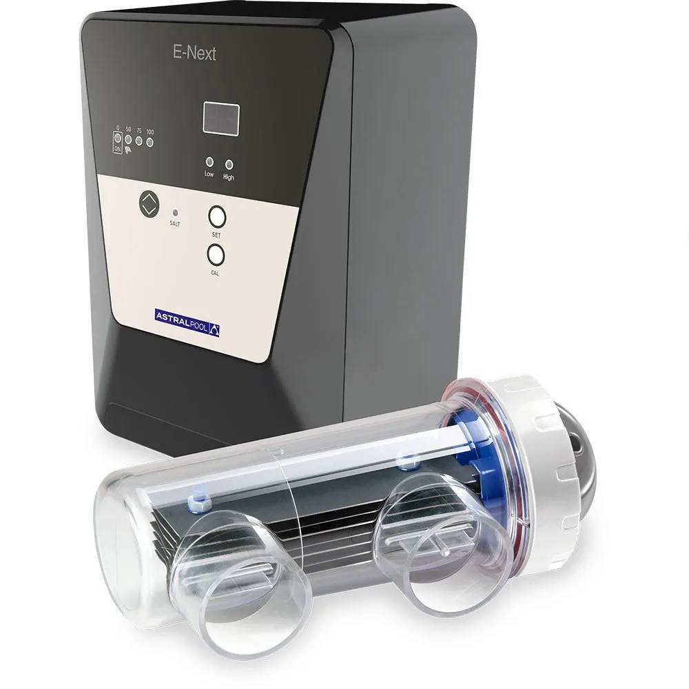 Astralpool E-next 12 Ph Op Til 50m³ Saltvand Klorinatorsystem