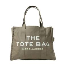 Marc Jacobs, Taske, Dame, Grøn, ONE SIZE, Canvas Tote Taske med Jacquard Logo