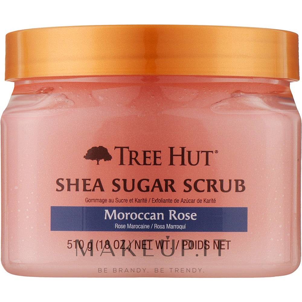 Tree Hut Scrub allo Zucchero Karité e Rosa Marocchina 510 g — Scrub Corpo