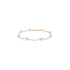Mads Z Moonlight armbånd i 8 karat guld med ferskvandskulturperle (3353116)