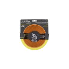 Slikkemåtte – Lickimat Wobble Orange – Ø18X8 CM