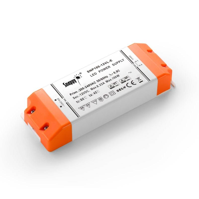 Snappy Led Trafo 12V DC 100W IP20