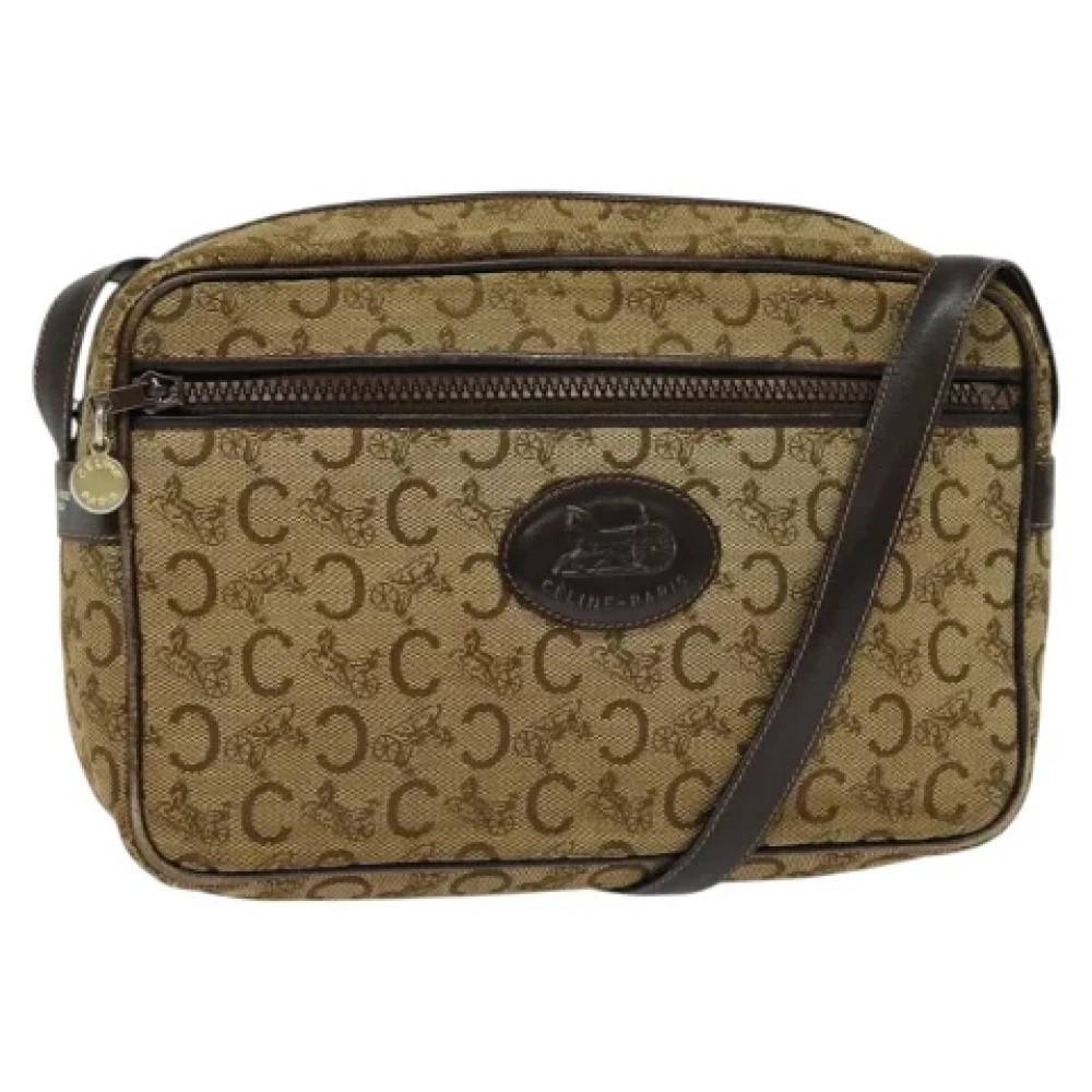 Celine Vintage Pre-owned Canvas celine-tasker - Vintage - Dame - Beige - ONE SIZE - Uld