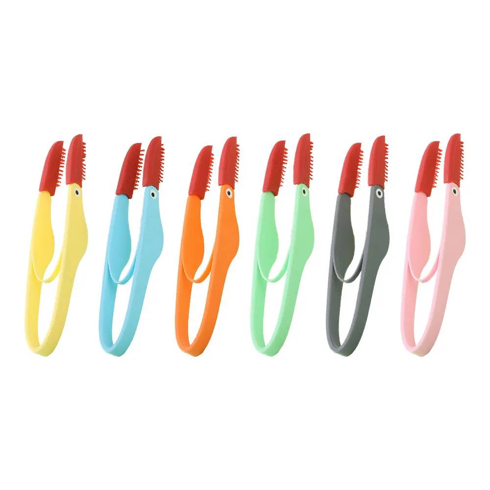 Pet Grooming Tools Dog Eyes Comb Pet Tear Silicone  Remover Comb Cleaning Brush for Small Cat Dog