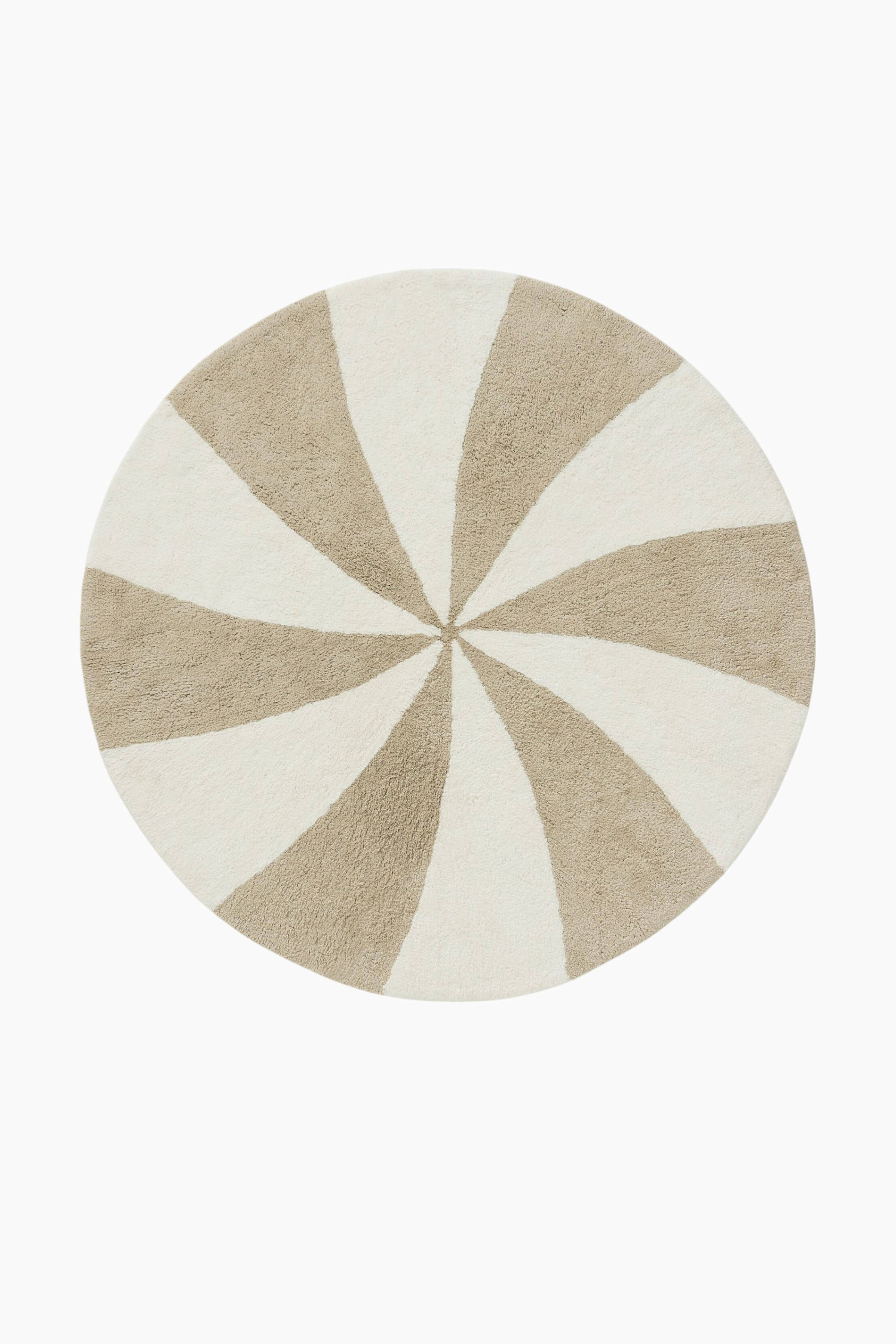 benuta - Barnmatta Cecilia - Creme/Beige - size: D120 - Creme/beige (D120)