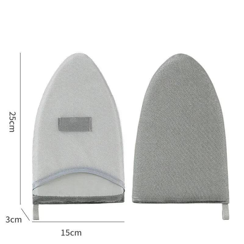 1Pc Fabric Handheld Ironing Board Ironing Board Small Home Ironing Gloves. - Gray pointed tip