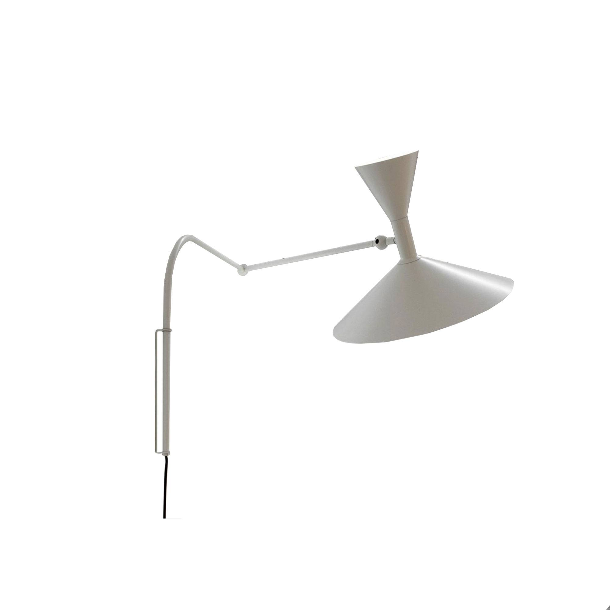 Nemo Lighting - Lampe De Marseille Wall White Wash - Væglamper - Le Corbusier - Hvid - Metal