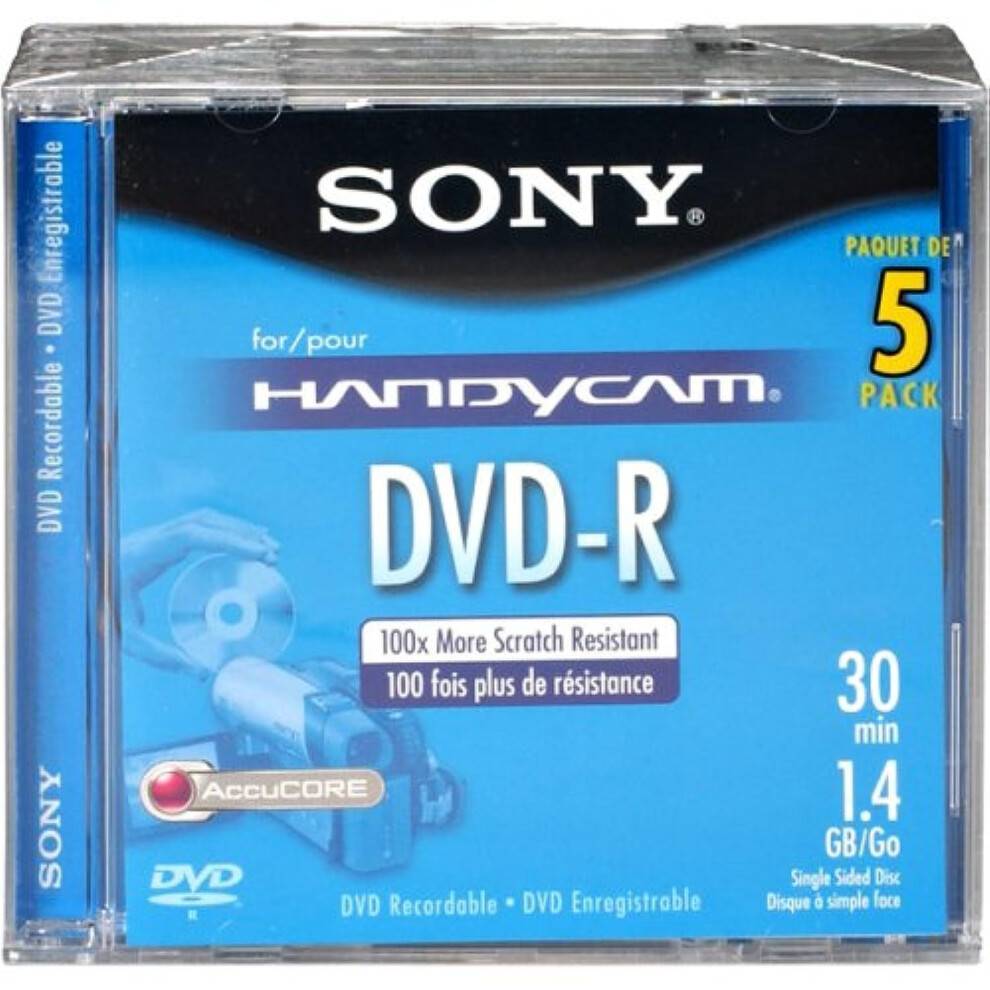 Sony 8cm DVD-R med Hangtab 5 Pack - 5DMR30R1H