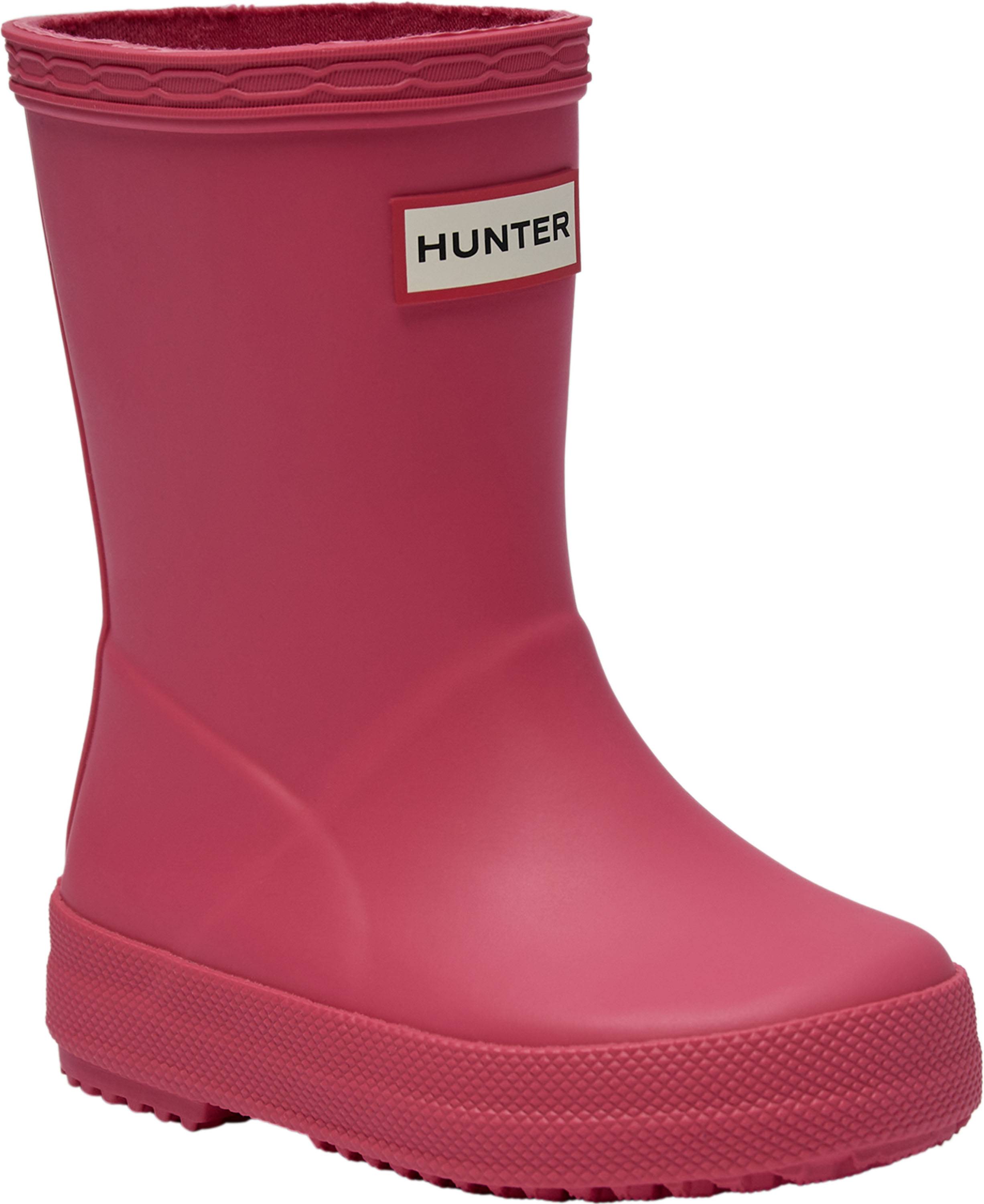 Hunter Kids First Matte Fandango Pink Gummistøvler Str 33 - Polyester hos Magasin.