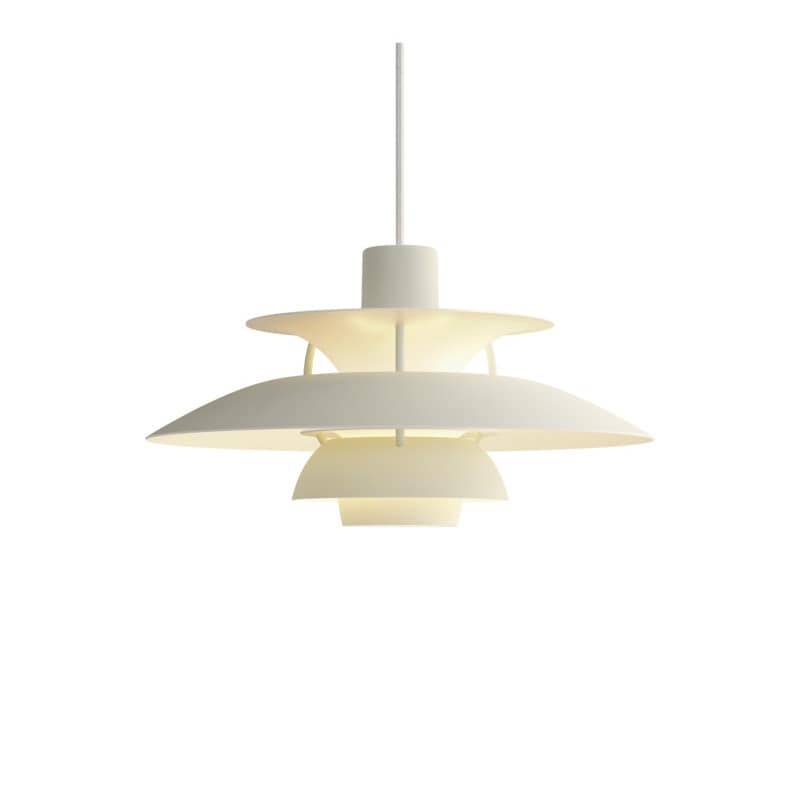 Louis Poulsen PH 5 Mini taklampa Monochrome Pale Pewter