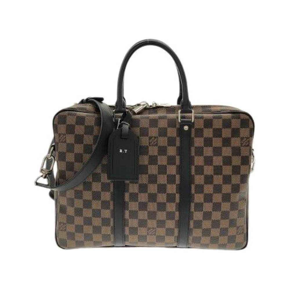 Louis Vuitton Vintage - Pre-owned Damier Dokumentväska Vintage - Herr - ONE Size -