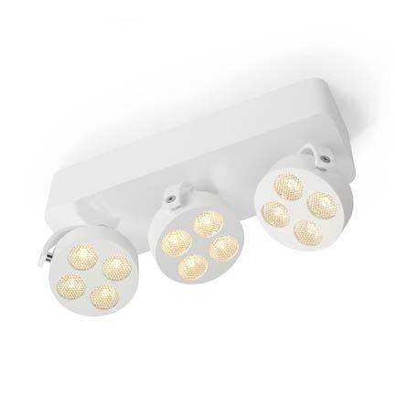 Trizo 21 Mini-Pi 3 UP Spot- & Taklampa Vit