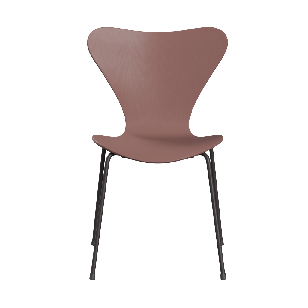 3107 Syver spisebordsstol i farvet ask fra Fritz Hansen.