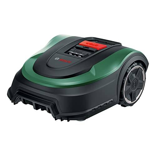 Bosch Home and Garden Bosch Robotgräsklippare Indego M+ 700 (med utbytbart 18V-batteri och appfunktion, medföljande dockningsstation, klippbredd 19 cm, för gräsmattor upp till 700 m², i kartong)