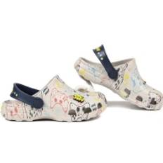 Coqui Clogs sandaler flip flops til børn Coqui Little Frog Game Over grey 8701-249-3021 31-32