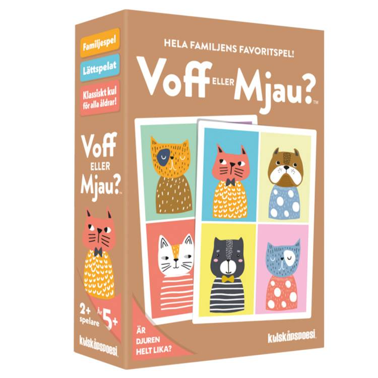 Voff Eller Mjau? - Sällskapsspel (SE)