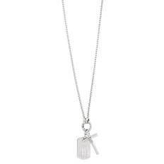 By Billgren – Halsband, hängen med dog tag och kors silver