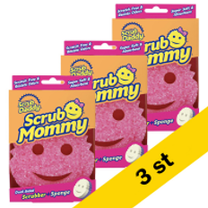 Scrub Mommy svamp rosa 3st