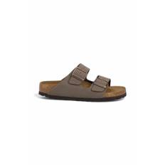 Birkenstock, Sko, Herre, Brun, 47 EU, Læder, Arizona Slide Sandaler