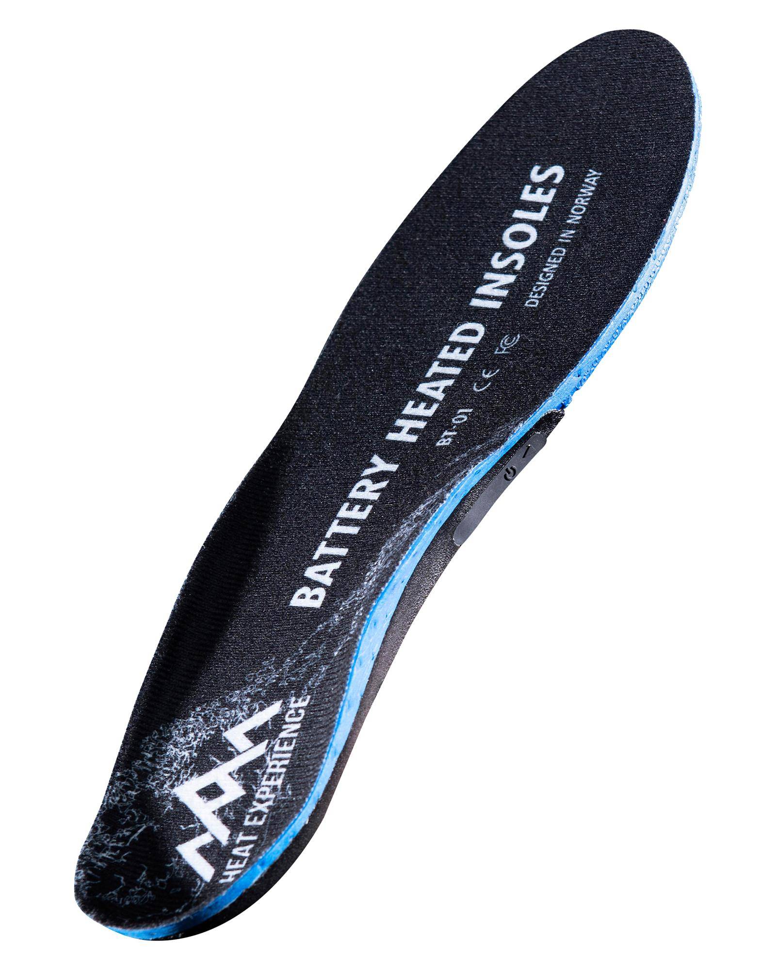 HeatX APP Controlled Heated Insoles Black, 35/37