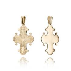Dagmarkors i 8 karat guld - 20x17 mm - Blank