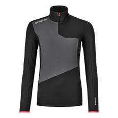 Ortovox Fleece Light Zip Neck Women Black Raven