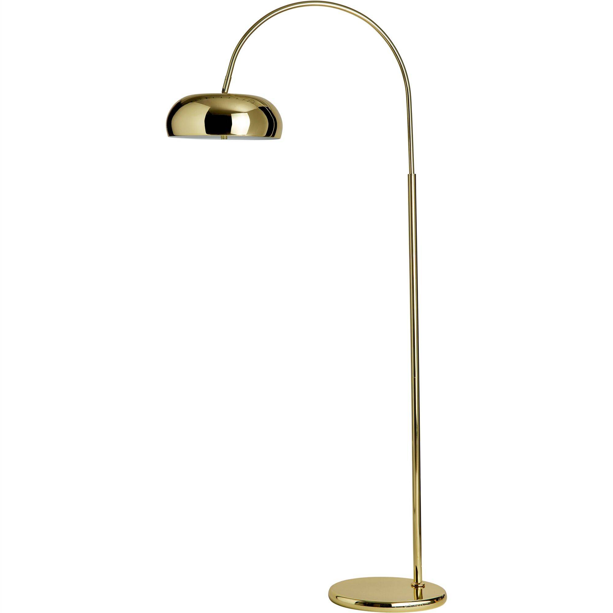 Decotic Deco Disco Golvlampa Mässing - Polerad Mässing
