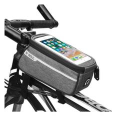 Universal waterproof bicycle bike mount bag for 6-inch Smartphone - Grey