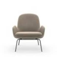 Normann Copenhagen Era Lounge Chair Low Chrome SH: 40 cm - City Velvet Vol 2 / 096