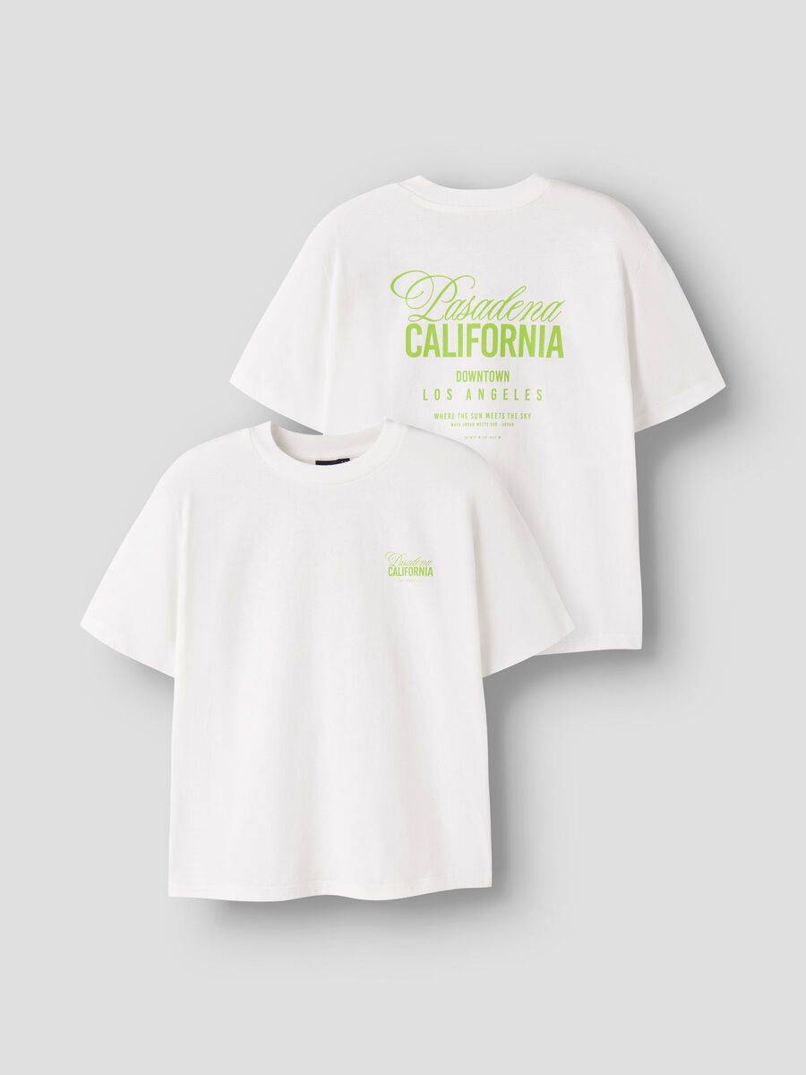 Lös Passform T-shirt - Vit - 134/140