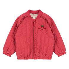 Konges Sløjd Juno Sparkle Bomberjakke Raspberry Wine 12 months  Rød  12 måneder  kvinde