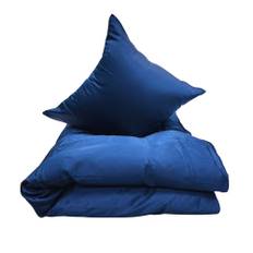 Silk by Sejs - Silkesengesæt - Sengetøj i 100% silke - Navy Blå - 140x200cm