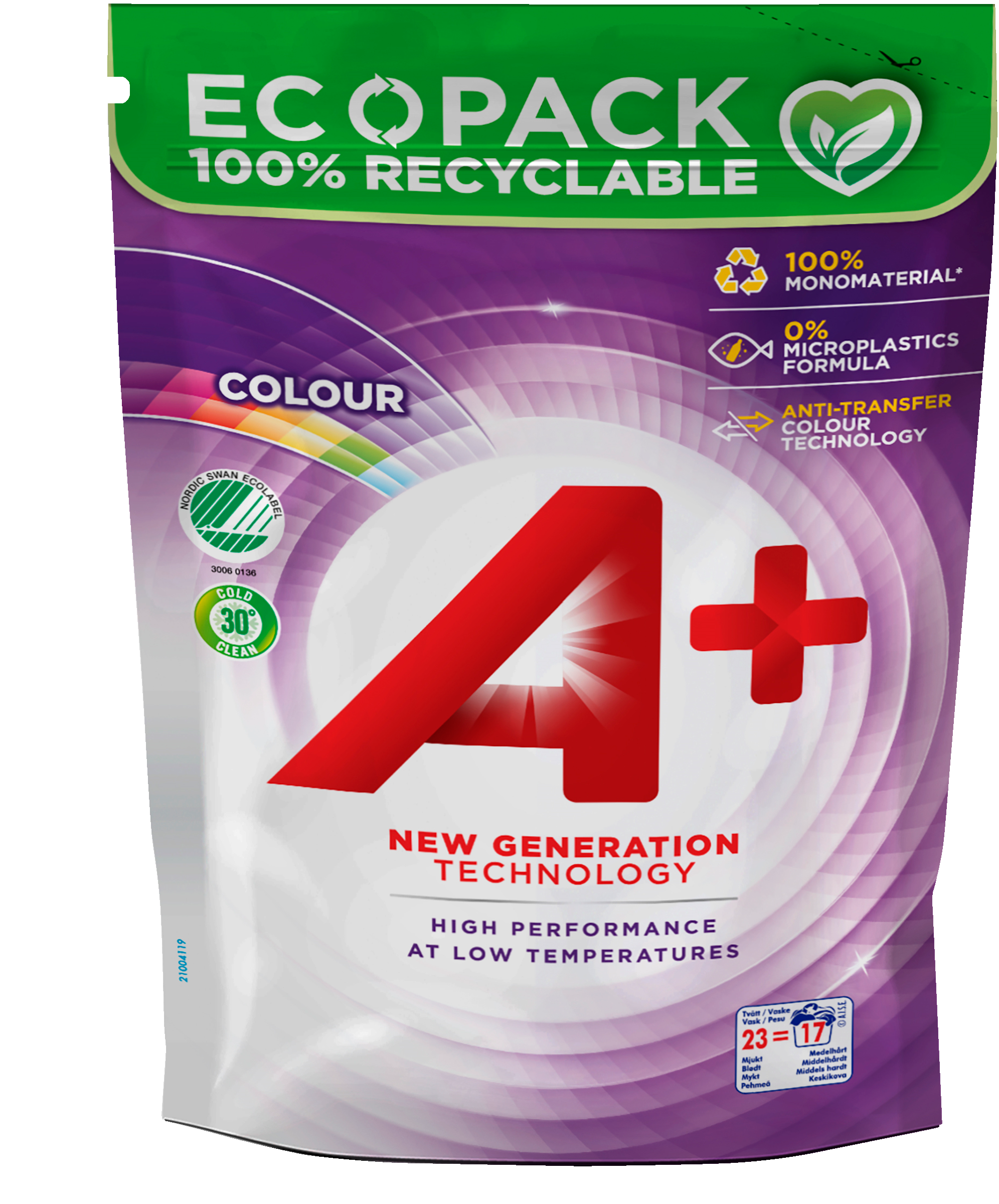 A+ Color Flytande Tvättmedel Refill 920ml