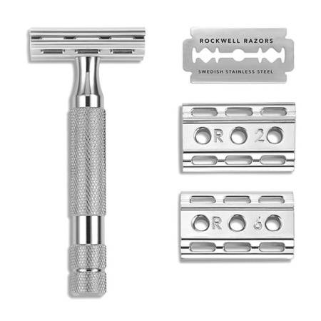 Rockwell Razors - Rockwell 6C Razor - White Crome - Säkerhetshyvel