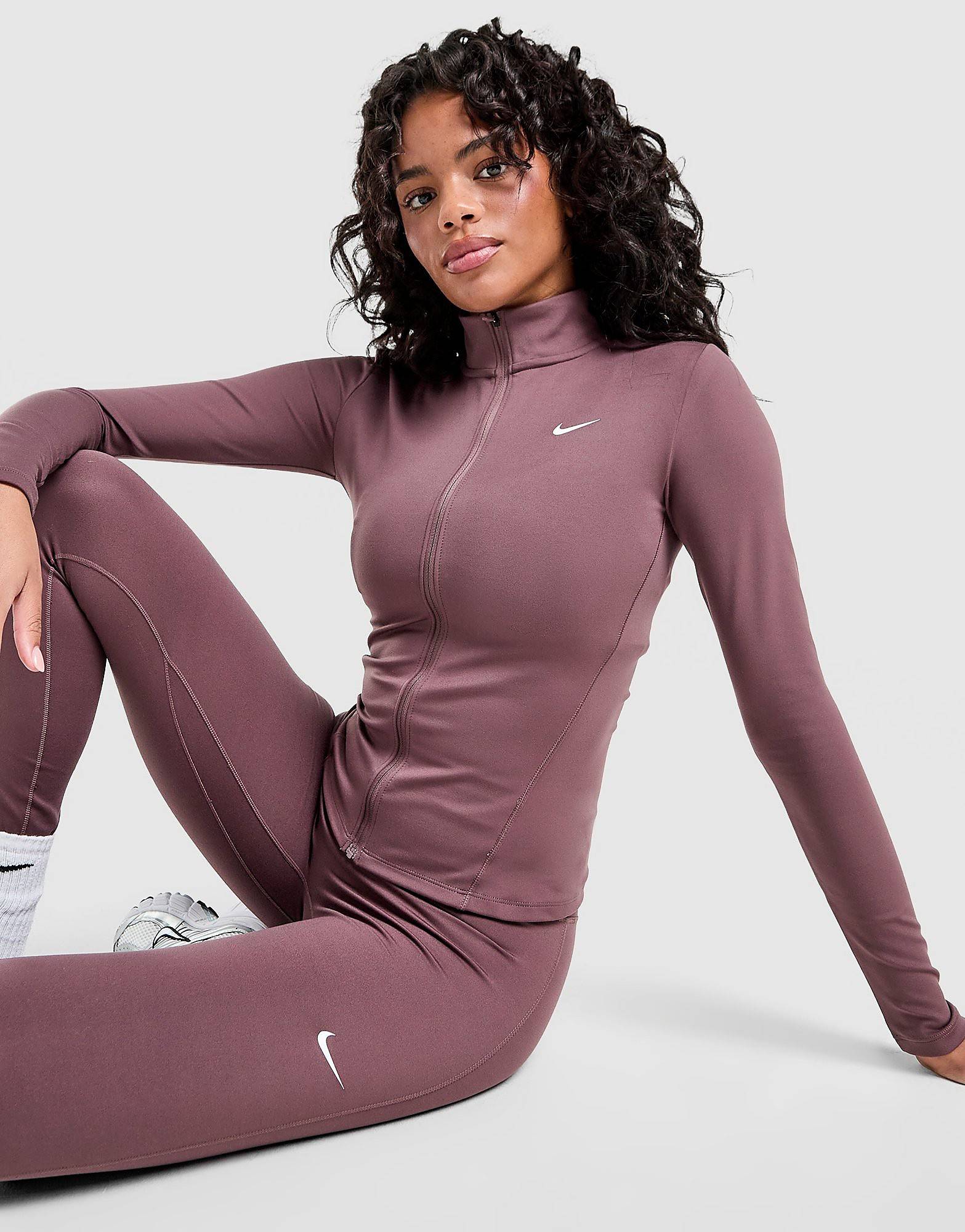 Nike Training One Full Zip Jacket, brun - S
