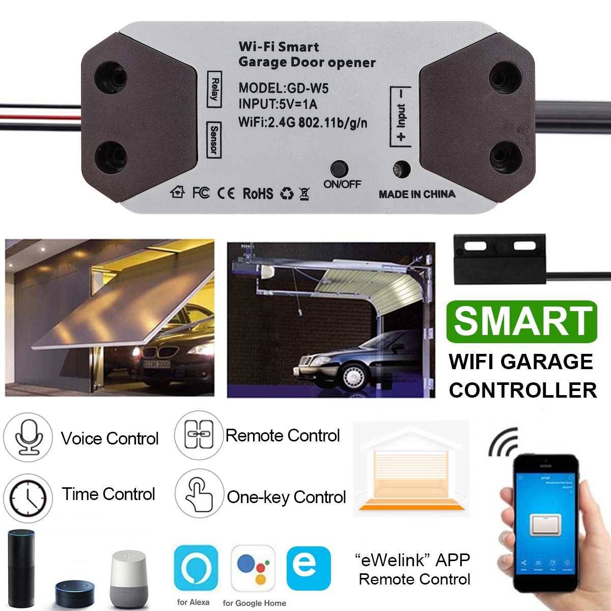 Wifi switch smart garageportöppnare fjärrkontroll app kontroll wifi switch för alexa för echo för google home