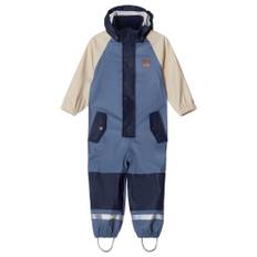 Kuling Edinburgh Kontrastfarvet Genanvendt Regndragt Flintstone Blue/Navy 74/80 cm Rain Blå  74/80 cm  unisex