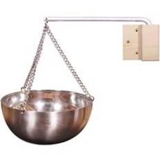 Bastu aromaterapi oljekopp rostfritt stål eterisk olja hållare skål för bastu och spa tillbehör fyrkantig runda 120ml 200ml - Omgång 120ml