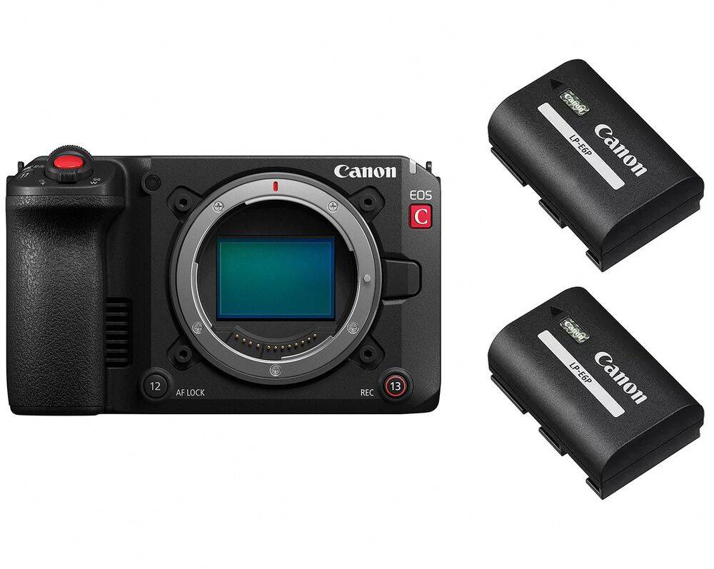 Canon EOS C50 + 2x LP-E6P battery