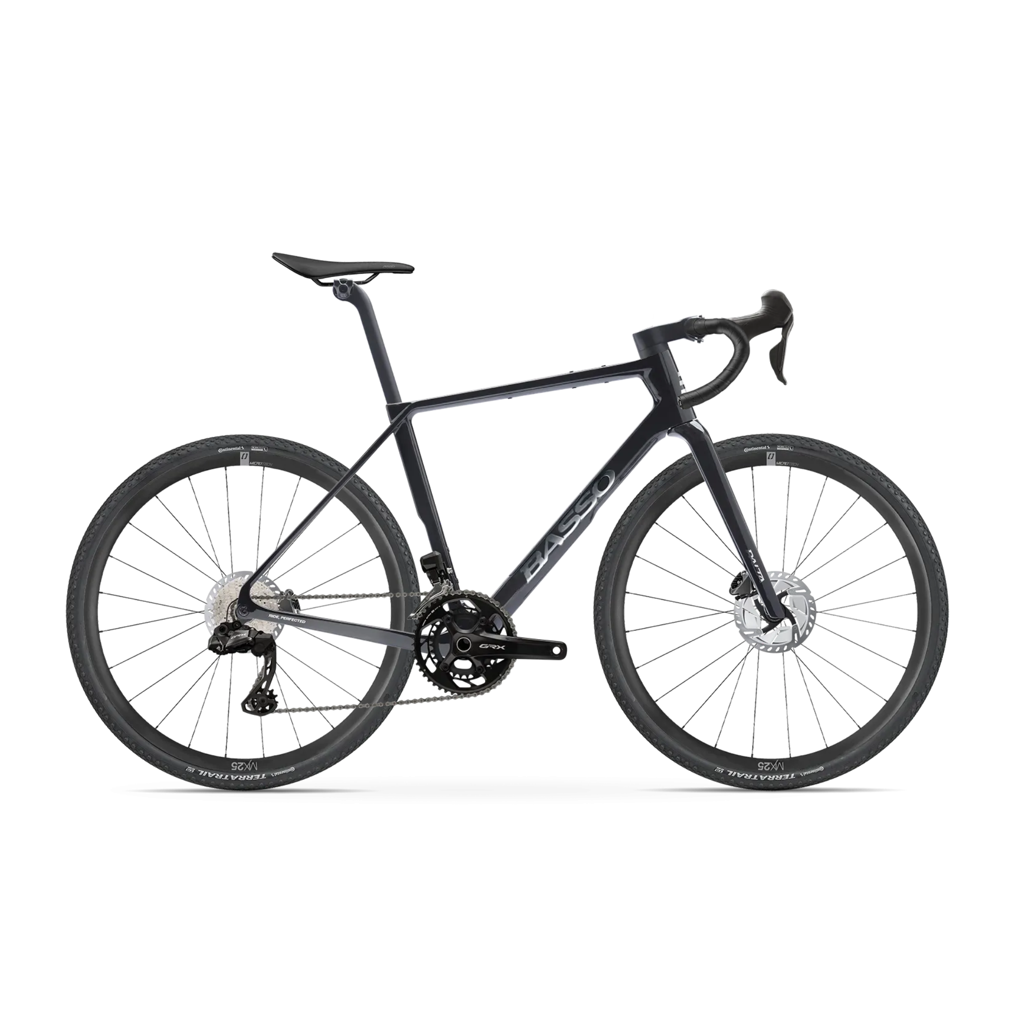 Palta III Shimano GRX Di2 2x12 825- Fulcrum Soniq - Basso - Carbon Chrome / XS / 460mm