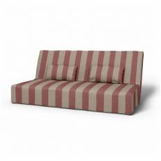 IKEA - Beddinge Sofa Bed Cover, Soft Red, Linen - Bemz