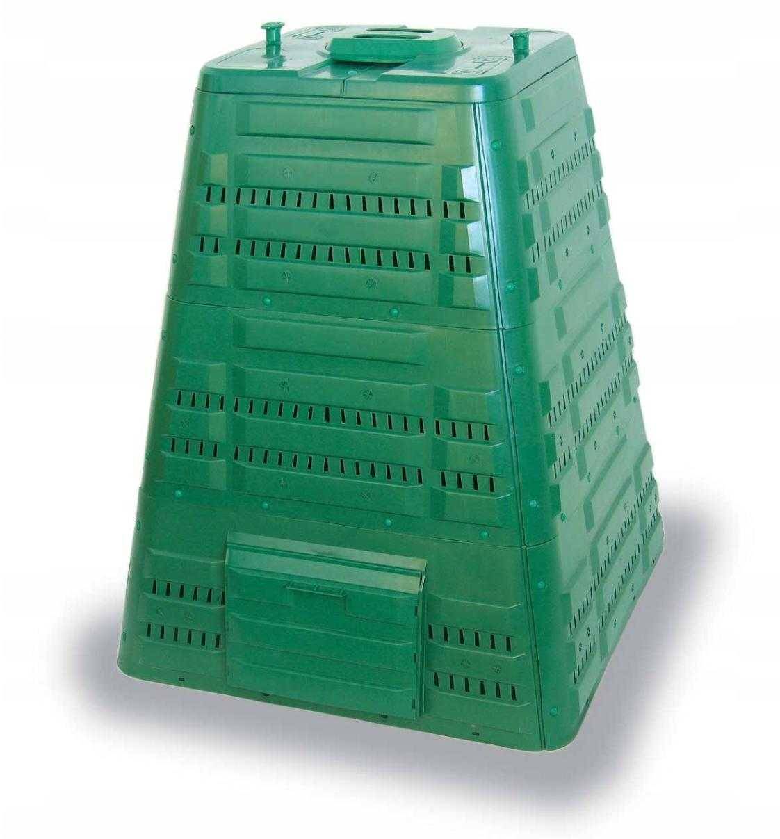 Kompostbehållare 720L, kompostbox för varm kompost utomhus åretrunt, Ekobat Termo