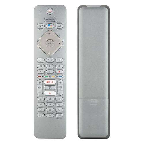 RC4154403/01 Röstfjärrkontroll Kompatibel Med Philips 4K UHD LED Android TV 43PUS7304 50PUS7304 50PUS7354 55PUS7354 58PUS7304 65PUS7304 70PUS7304 Ersättningskontroll Med Netflix Knapp