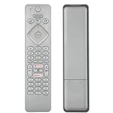 RC4154403/01 Röstfjärrkontroll Kompatibel Med Philips 4K UHD LED Android TV 43PUS7304 50PUS7304 50PUS7354 55PUS7354 58PUS7304 65PUS7304 70PUS7304 Ersättningskontroll Med Netflix Knapp