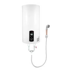 FUROMG Elektrisk lagring varmvattenbehållare 50 l varmvattenberedare panna LED-skärm 220 V 2 KW panna vattenkokare varmvattenberedare