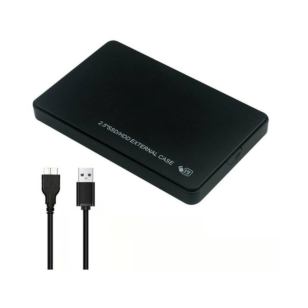 2.5-Inch to USB 3.0 Hard Drive Enclosure 5Gbps External Hard Drive Box Mobile HDD Case for 2.5 Inch SSD